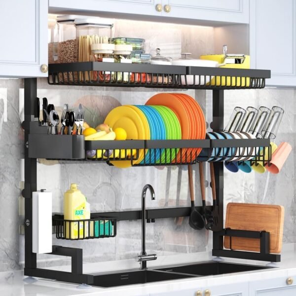 over sink dish rack